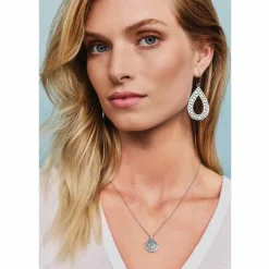 Brighton Pebble Round Reversible Petite Necklace Silver Discount