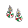 Brighton Peppermint Frost Post Earrings Silver-Multi Hot