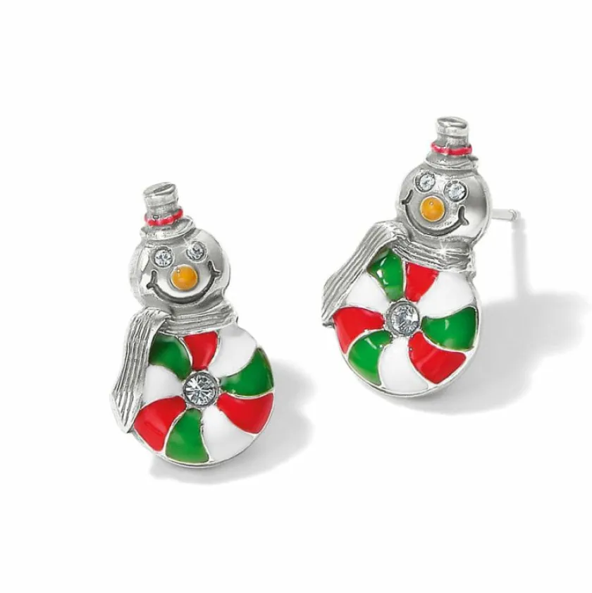 Brighton Peppermint Frost Post Earrings Silver-Multi Hot