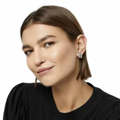 Brighton Peppermint Frost Post Earrings Silver-Multi Hot