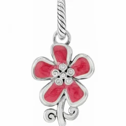 Brighton Petal Wishes Charm Silver-Pink New