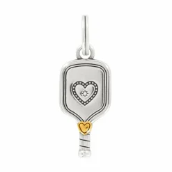 Brighton Pickle Ball Charm Silver-Gold Discount