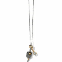 Brighton Pickle Ball Charm Silver-Gold Discount