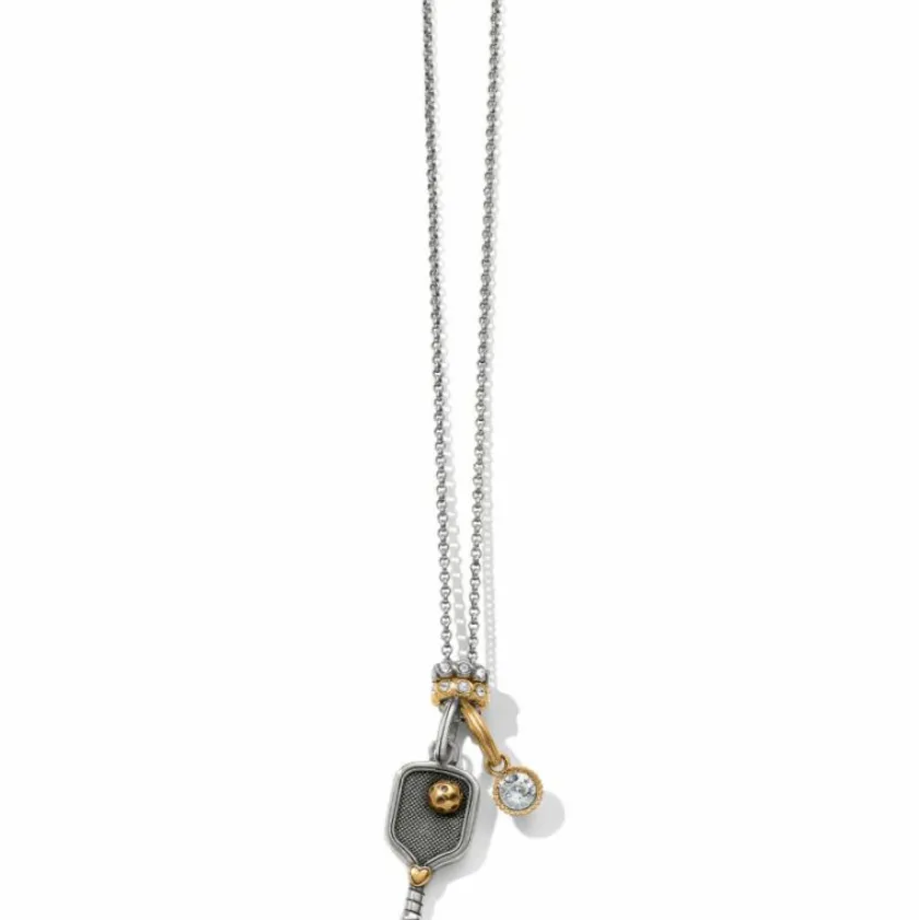 Brighton Pickle Ball Charm Silver-Gold Discount