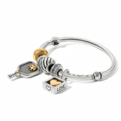 Brighton Pickle Ball Charm Silver-Gold Discount