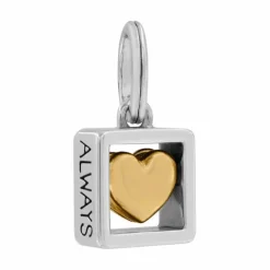 Brighton Pickleball Charm Bangle Silver-Gold Hot