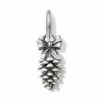 Brighton Pinecone Charm Silver-White Sale