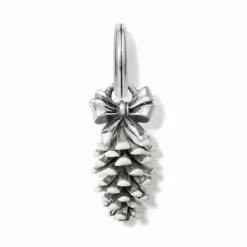 Brighton Pinecone Charm Silver-White Sale
