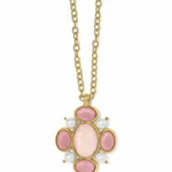 Brighton Pink Moon Pendant Long Necklace Gold-Pink New