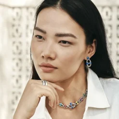 Brighton Portofino Link Drop Post Earrings New