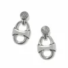 Brighton Portofino Sparkle Drop Post Earrings Silver Discount