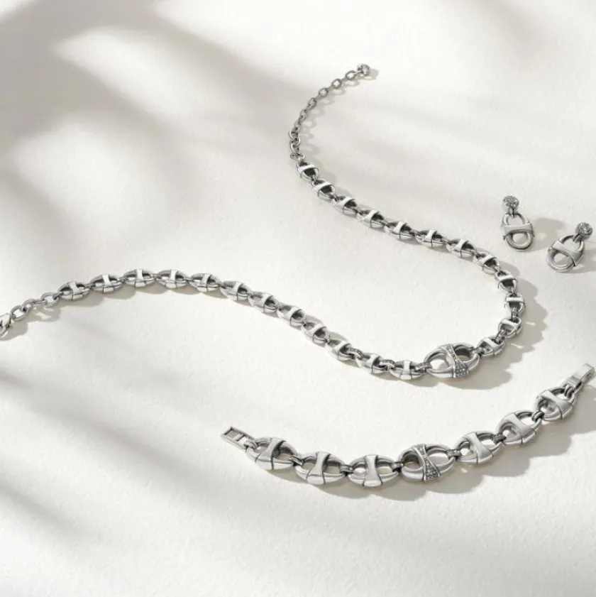 Brighton Portofino Sparkle Necklace Silver Discount