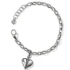 Brighton Precious Heart Bracelet Silver Discount