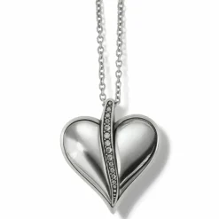 Brighton Precious Heart Necklace Silver Discount