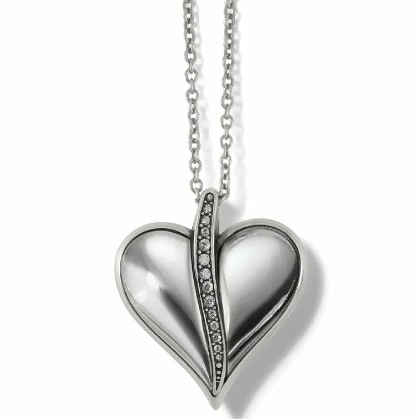 Brighton Precious Heart Necklace Silver Discount
