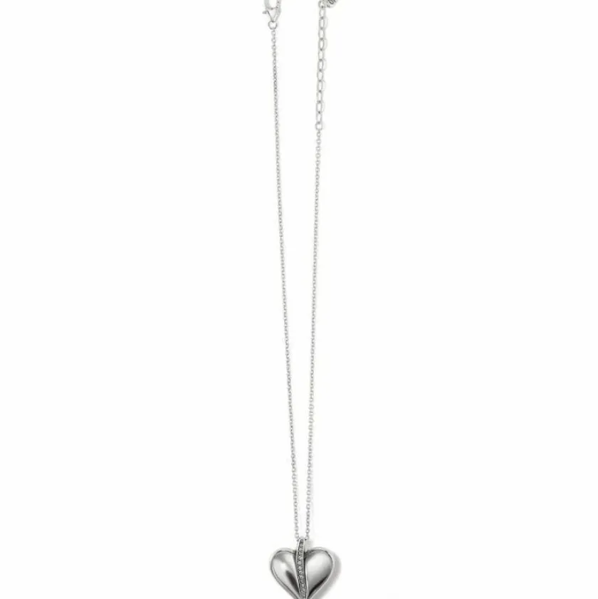 Brighton Precious Heart Necklace Silver Discount