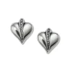 Brighton Precious Heart Post Earrings Silver Outlet
