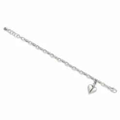 Brighton Precious Heart Two Tone Bracelet Silver-Gold New