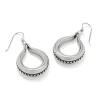 Brighton Pretty Tough Arch French Wire Earrings Silver Hot