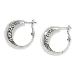 Brighton Pretty Tough Arch Hoop Earrings Silver Clearance