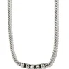 Brighton Pretty Tough Chain Collar Necklace Silver Hot