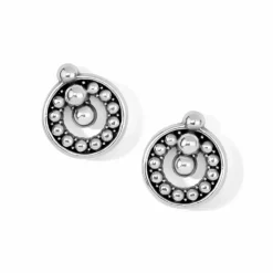 Brighton Pretty Tough Dot Ring Post Earrings Silver Outlet