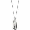 Brighton Pretty Tough Droplet Necklace Silver Outlet
