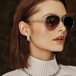 Brighton Pretty Tough Groove Leverback Hoop Earrings Silver Best