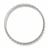 Brighton Pretty Tough Pierced Bangle Silver Hot