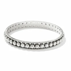 Brighton Pretty Tough Pierced Bangle Silver Hot