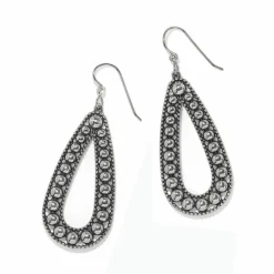 Brighton Pretty Tough Pierced Tear Drop Earrings Silver Sale