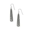 Brighton Pretty Tough Pyramid French Wire Earrings Silver Sale