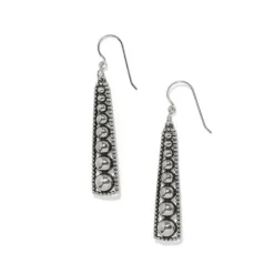 Brighton Pretty Tough Pyramid French Wire Earrings Silver Sale