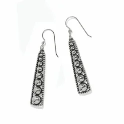 Brighton Pretty Tough Pyramid French Wire Earrings Silver Sale