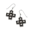 Brighton Pretty Tough Small Cross Earrings Silver Hot