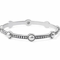 Brighton Pretty Tough Stud Bangle Silver New