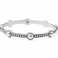 Brighton Pretty Tough Stud Bangle Silver New