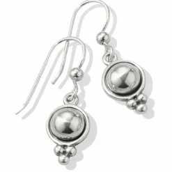 Brighton Pretty Tough Stud French Wire Earrings Silver Discount