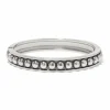 Brighton Pretty Tough Stud Hinged Bangle Silver Fashion