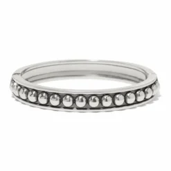 Brighton Pretty Tough Stud Hinged Bangle Silver Fashion