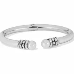Brighton Pretty Tough Stud Open Hinged Bangle Silver Discount
