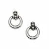 Brighton Pretty Tough Stud Petite Post Drop Earrings Silver Discount