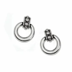 Brighton Pretty Tough Stud Petite Post Drop Earrings Silver Discount