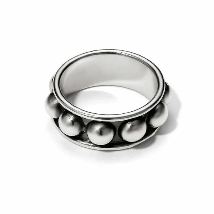 Brighton Pretty Tough Stud Ring Silver Fashion