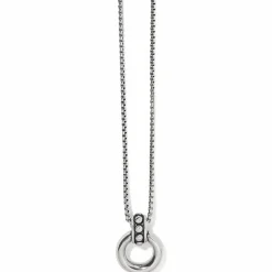 Brighton Pretty Tough Stud Ring Necklace Silver Outlet