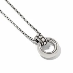 Brighton Pretty Tough Stud Ring Necklace Silver Outlet