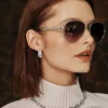 Brighton Pretty Tough Sunglasses Silver-Black Online