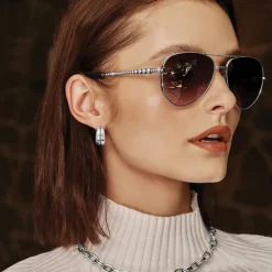 Brighton Pretty Tough Sunglasses Silver-Black Online