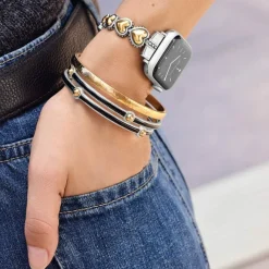 Brighton Pretty Tough Two Tone Heart Watch Band Silver-Gold Online