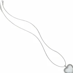 Brighton Pure Love Shaker Long Necklace Silver Hot